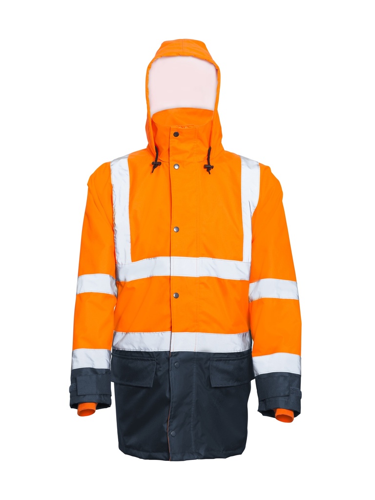 REFLECT HV 5IN1 Parka Orange/Navy | ACTIVE GEAR